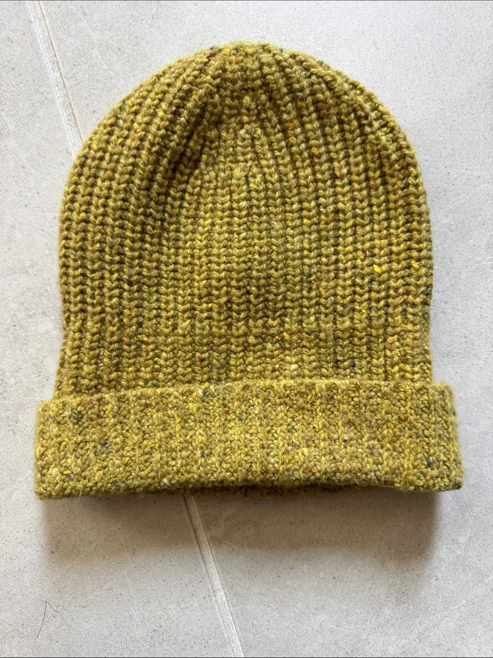 Banana Republic Mustard Knit Beanie Hat - Unbranded